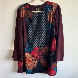 Bob Mackie Vintage Multicolor Tunic, size Large